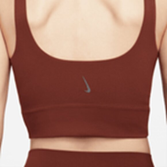 NIKE WOMEN'S YOGA LUXE CROP TOP - Picture 2 of 5